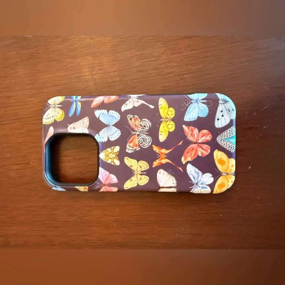 Jenna Palek x Casely. Butterfly Pattern Phone Case. iPhone 14 pro